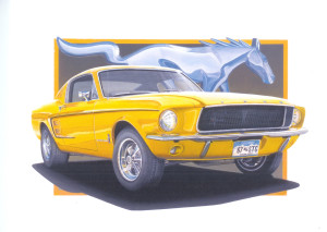 Bryan painted this of his car.