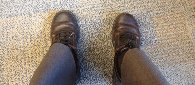two brown shoes