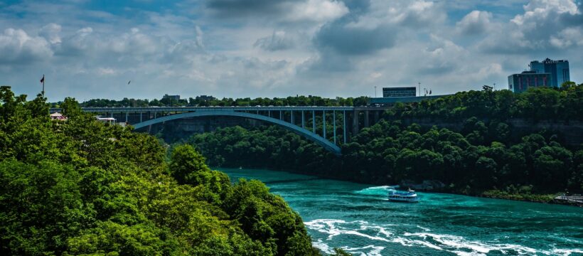 Crossing Bridges--Rainbow Bridge at Niagara Falls