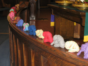 Little Elephants--Big Difference--elephants on church display