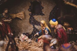 little Lord Jesus in a manger