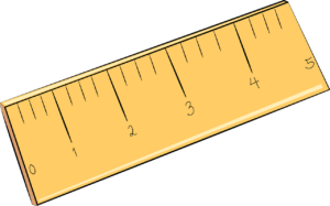a measuring ruler